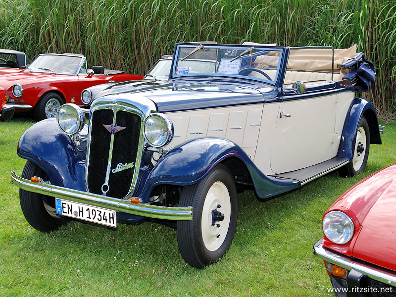 Hanomag Sturm 2window cabriolet body by AmbiBudd manufactured in 1934