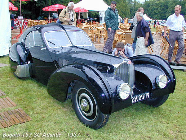 The design of the Atlantic again the work of an inspired Jean Bugatti 