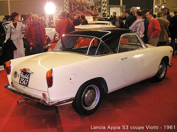 From May 1960 the power output of the engine of the Appia S3 coupe was 