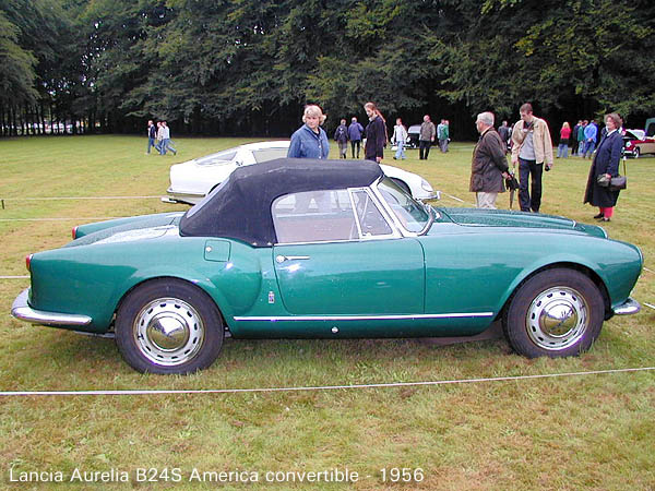 1956_Lancia_Aurelia_B24S_America_convertible Though the convertible looked 