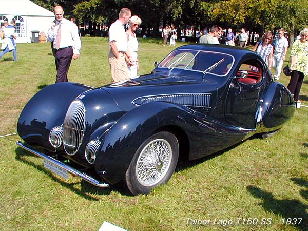 Talbot Lago T150 SS coupe Figoni et Falaschi 1937jpg 83664 bytes