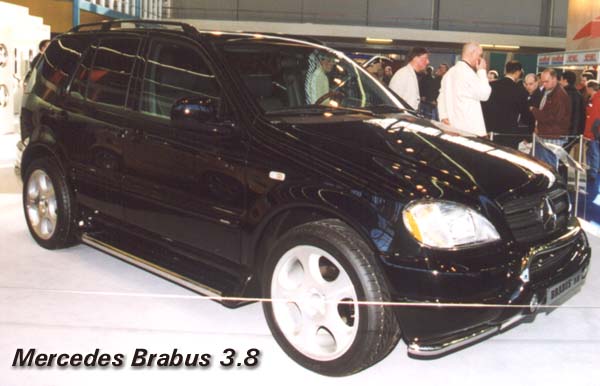 This Mercedes ML 320 has a V6 engine that is enlarged to a 38 litre 