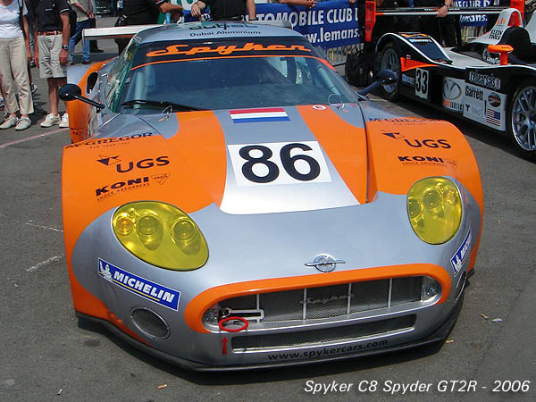 2006 Spyker C8 Spyder GT2R - front view
