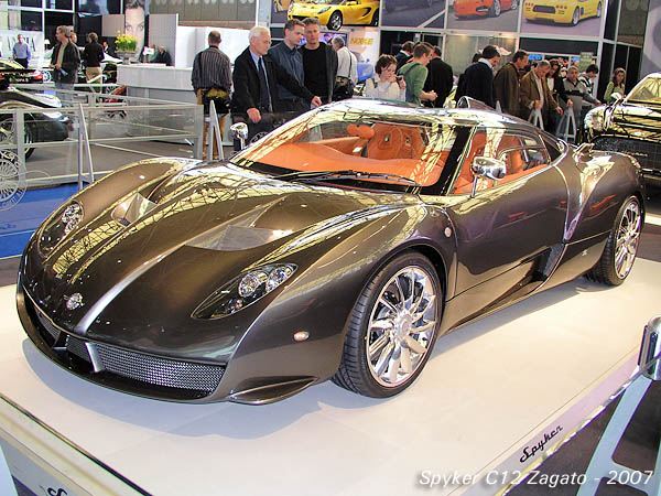 2007 Spyker C12 Zagato - front left side view