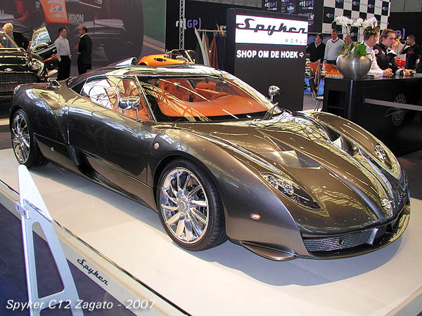2007 Spyker C12 Zagato - front right side view