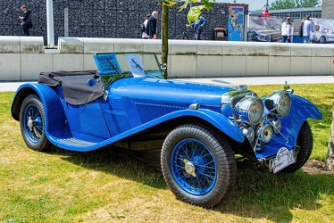 Jaguar SS 90 1935 blue fr3q