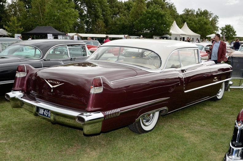 Cadillac Coupe de Ville 1956 burgundy r3q.jpg