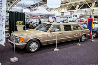 Mercedes 300 SEL US limousine by National Coach Engineering 1988 fl3q
